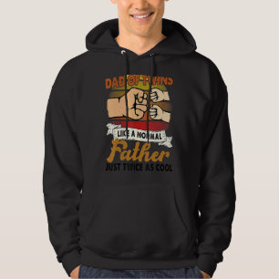 Vater von Twins 2022 Vater zweimal als Cooler Zwil Hoodie