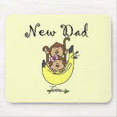 Vater von Twins Boy and Girl Tshirts and Gifts Mousepad (Vorne)