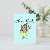 Vater von Twins Boy and Girl Tshirts and Gifts Postkarte (Stehend Vorderseite)