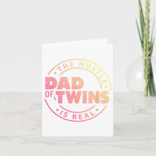 Vater von Twins Funny New Dad zu müde Liebe stolz  Karte