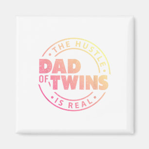 Vater von Twins Funny New Dad zu müde Liebe stolz Magnet
