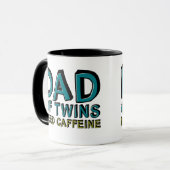 Vater von Twins NEED Koffein Tasse (Vorderseite Links)