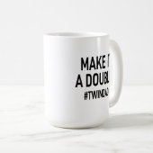 Vater von Twins Tasse, Vater von Twins Geschenke,  Kaffeetasse (VorderseiteRechts)