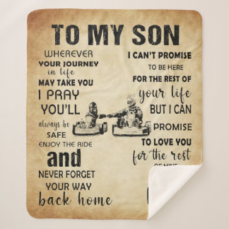 Vater von Vater zu meinem Sohn, was bedeutet Sherpadecke