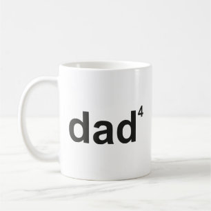 Vater-von-vier-Kaffeetasse Kaffeetasse