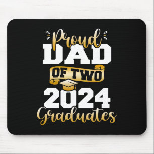 Vater von zwei 2024 Absolventen Funny Cl von 24 Se Mousepad