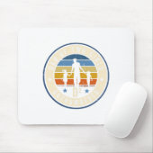 Vater von zwei Mädchen mit der Auszählung D2 Squar Mousepad (Mit Mouse)