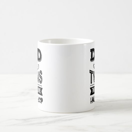 Vater von zwei Siegen zweimal die Liebe Hälfte des Kaffeetasse (Mittel)