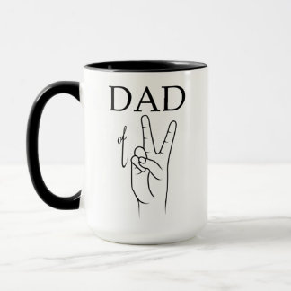Vater VON ZWEI, Vater von Zwillingen, Vater von dr Tasse