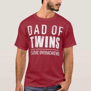 Vater von Zwillingen klassischer Überflieger T-Shirt
