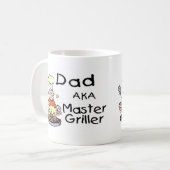 Vater-Vorlagengrillvorrichtung Kaffeetasse (Vorderseite Links)