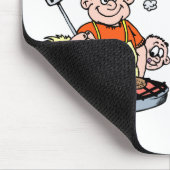 Vater-Vorlagengrillvorrichtung Mousepad (Ecke)