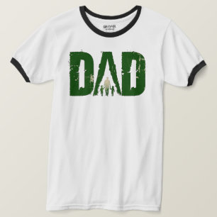 VATER Wandern mit Kinder Ringer T - Shirt