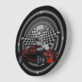 "Vater"-Wandklemme Große Wanduhr (Winkel)