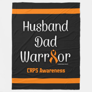 Vater Warrior Husband.CRPS Fleece Blanket