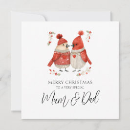 Vater Wasserfarbe Kardinal Weihnachten