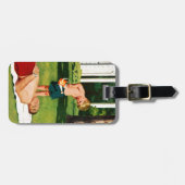 Vater wässern gepäckanhänger (Vorderseite horizontal)