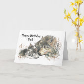 Vater Watercolor - Grüne Weinkultur und Erde Karte (Gelbe Blume)