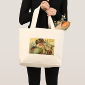 Vater-Weihnachten Jumbo Stoffbeutel (Vorderseite (Produkt))
