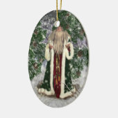 Vater-Weihnachten Keramik Ornament (Links)