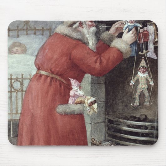 Vater-Weihnachten Mousepad (Vorne)