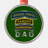 Vater Weihnachten Ornament Aus Metall (Vorne)