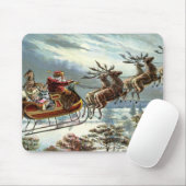 Vater-Weihnachten und sein Ren Mousepad (Mit Mouse)