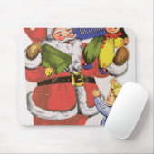 Vater-Weihnachten, viktorianische Weihnachtskarte Mousepad (Mit Mouse)