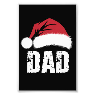 Vater Weihnachtsfamilie Matching Pajamas Papa Fotodruck