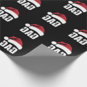 Vater Weihnachtsfamilie Matching Pajamas Papa Geschenkpapier (Ecke)