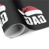 Vater Weihnachtsfamilie Matching Pajamas Papa Geschenkpapier (Rolleneckpunkt)
