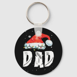 Vater Weihnachtsfamilie Matching Pajamas Papa Schlüsselanhänger