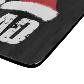 Vater Weihnachtsfamilie Matching Pajamas Papa Schneidebrett (Ecke)