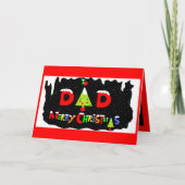 VATER-WEIHNACHTSkarte Feiertagskarte (Vorderseite)