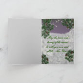 Vater-Weihnachtskarte Feiertagskarte (Innenseite)