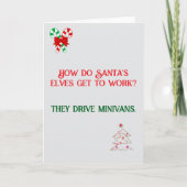 Vater Weihnachtskarte Karte (Vorderseite)