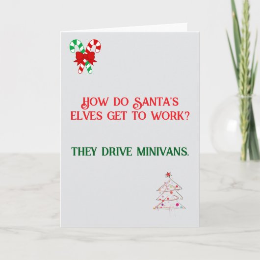 Vater Weihnachtskarte Karte (Vorderseite)