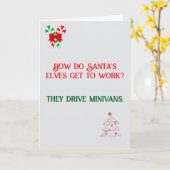 Vater Weihnachtskarte Karte (Gelbe Blume)