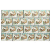 Vater-WeihnachtsVintages Weihnachtsmann-Gewebe Stoff (Fat Quarter (45,7 x 55,9 cm))