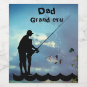 Vater Weinetikett (Einzelnes Label)