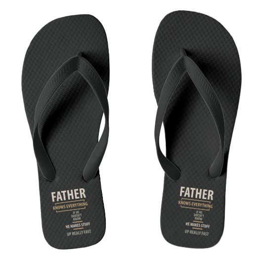 Vater weiß alles - Geschenke von Vater und Großvat Badesandalen (Fußbett)