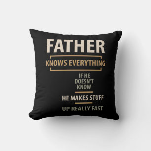 Vater weiß alles - Geschenke von Vater und Großvat Kissen