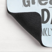 Vater Weltbest Moderne Typografie Mousepad (Ecke)