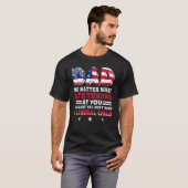 Vater wenigstens hat man kein liberales Kind ameri T-Shirt (Vorne ganz)