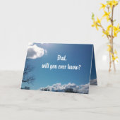 VATER, WERDEN SIE JEMALS EINE Karte WISSEN? (Gelbe Blume)