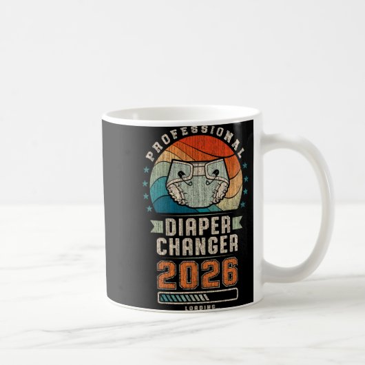 Vater werdender zukünftiger Daddy, werdender Vater Kaffeetasse (Rechts)