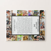 Vater Wertschätzung | Vatertag 22 FotoCollage Puzzle (Horizontal)