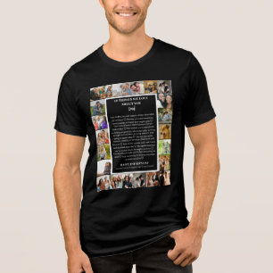 Vater Wertschätzung Vatertag 22 FotoCollage Tri-Blend Shirt