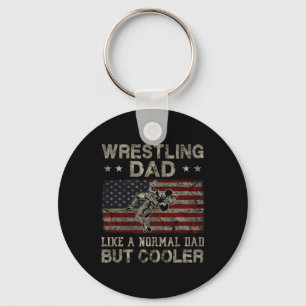Vater wie ein normaler Vater, aber Cooler Vatertag Schlüsselanhänger