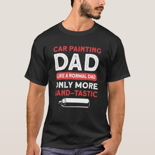 Vater wie ein normaler Vater nur noch Sand T-Shirt (Vorderseite)